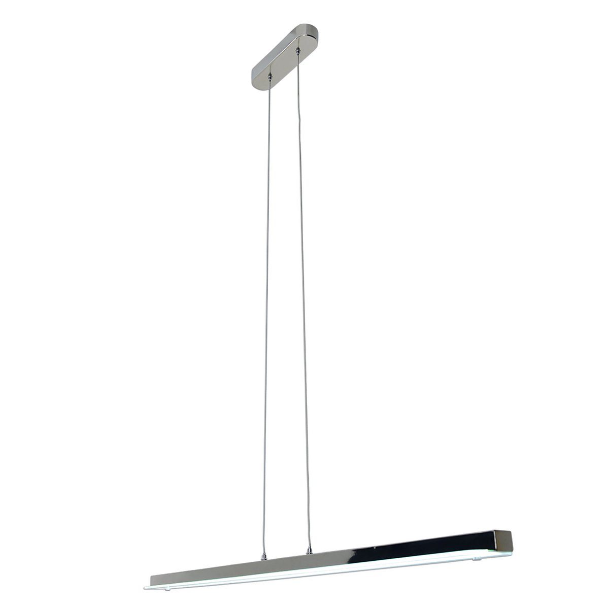 LED-pendellampa "Beam" totalt 18W, 100 cm lång, med fast inbyggda LED-lampor, dimbar, justerbar färgtemperatur, för matsal och kontor