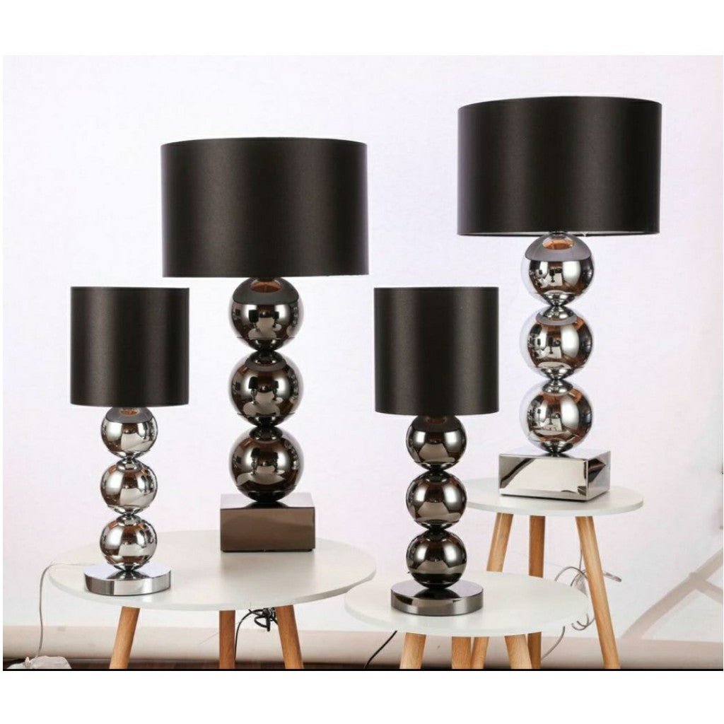 Globe lamp Block base Chrome