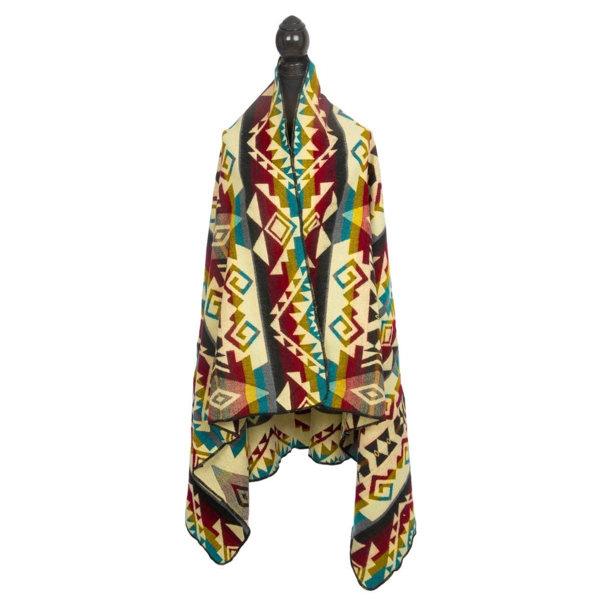 Ecuadorian alpaca mini blanket | native blanket | Mini Chimborazo Multicolor