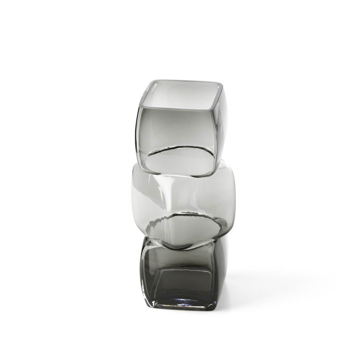 The Cubes Vase - Dark Grey - M