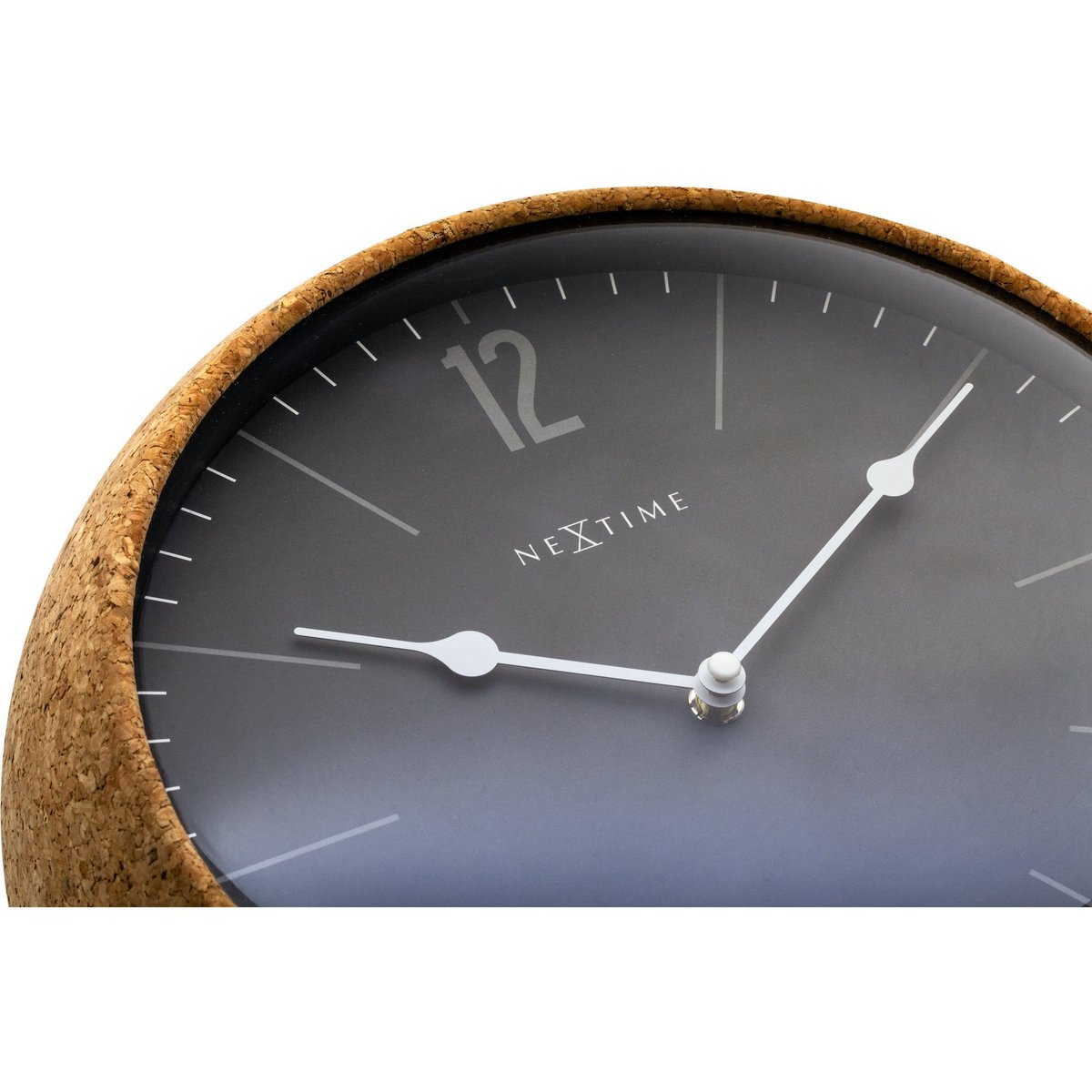 Väggklocka - 30 cm - Kork / Glas - 'Cork'