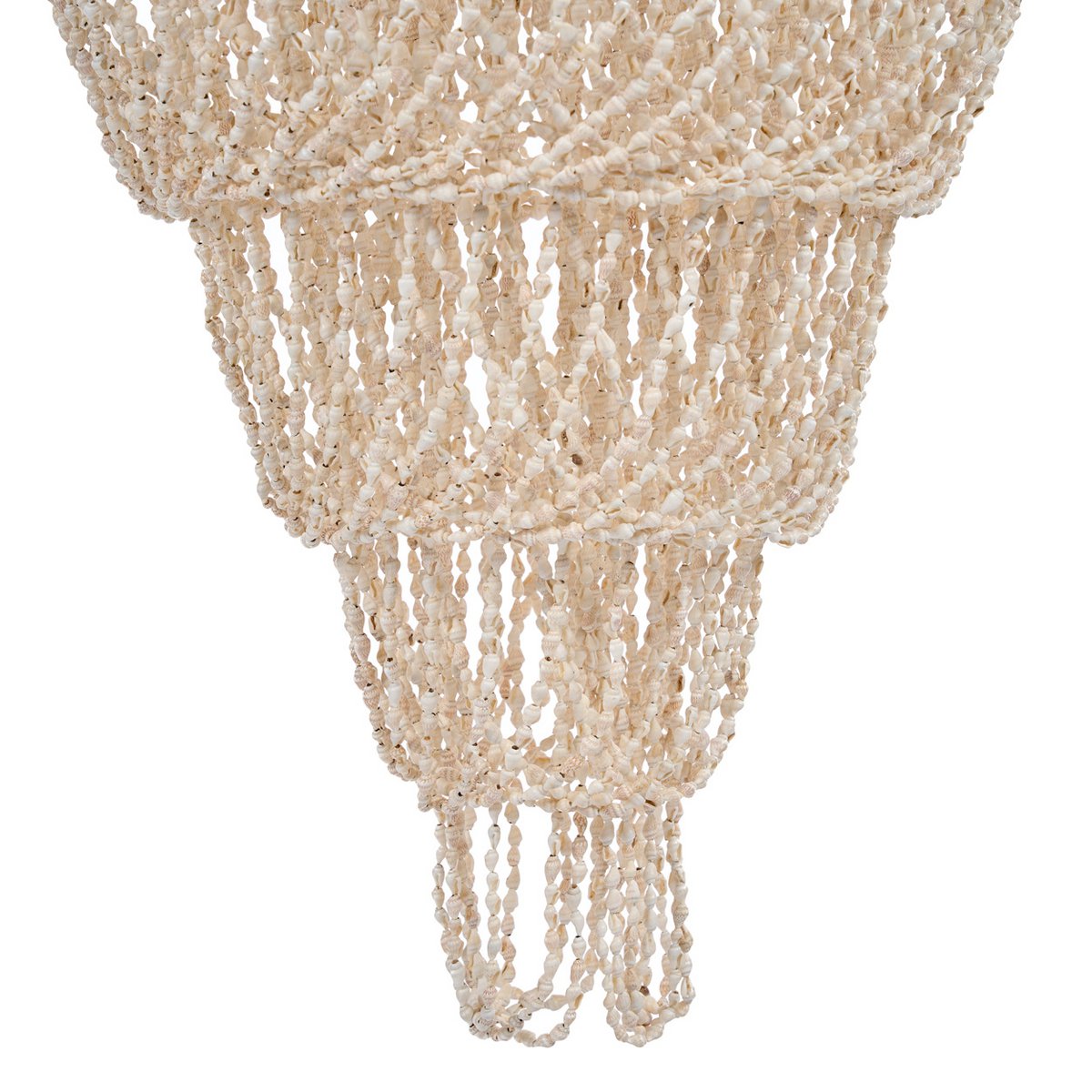 The Ocean Tower Shell Chandelier - Natural - L