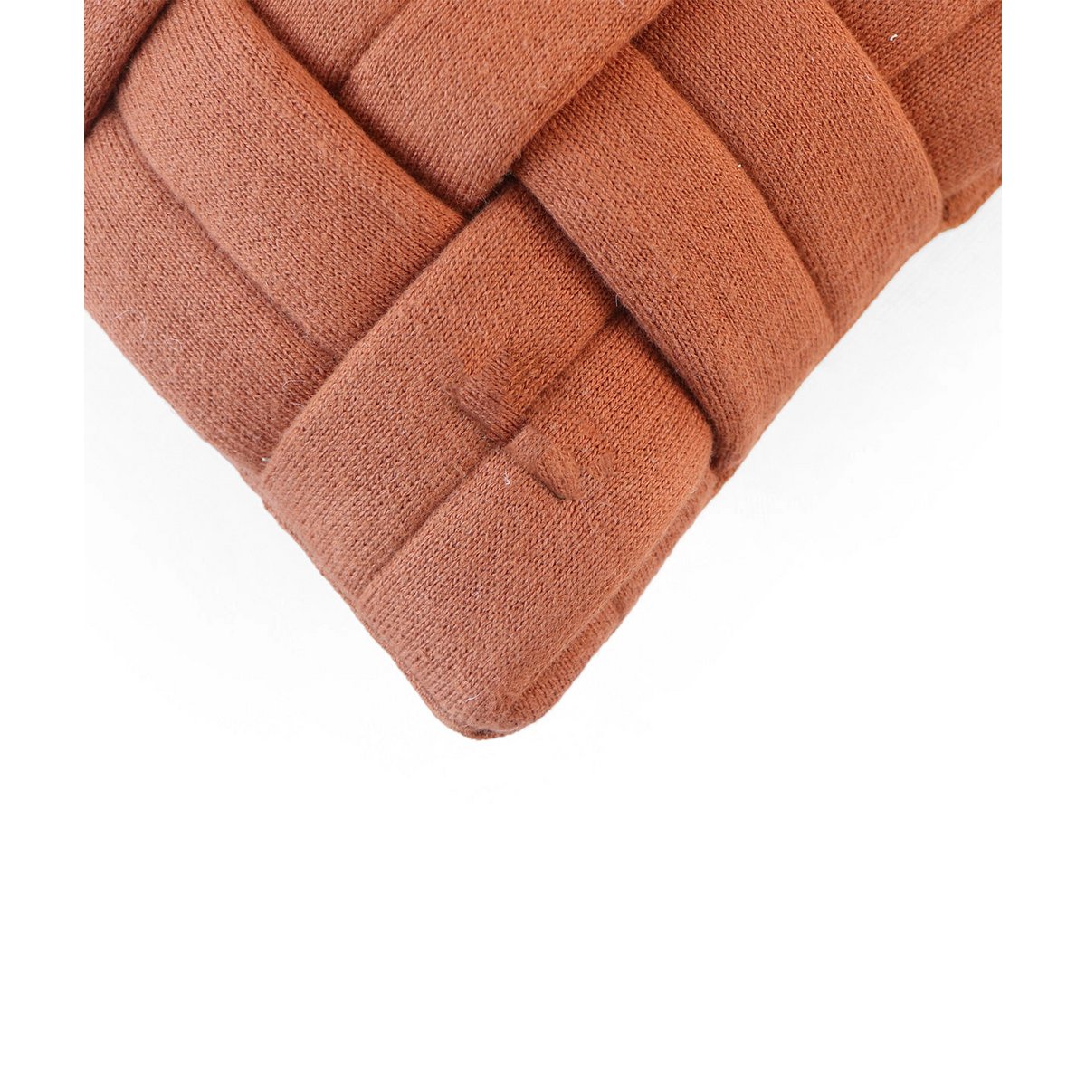 Orange – Cushion Cover / Kussenhoes – Braided Fabric – 45×45 cm – Urbane Hide