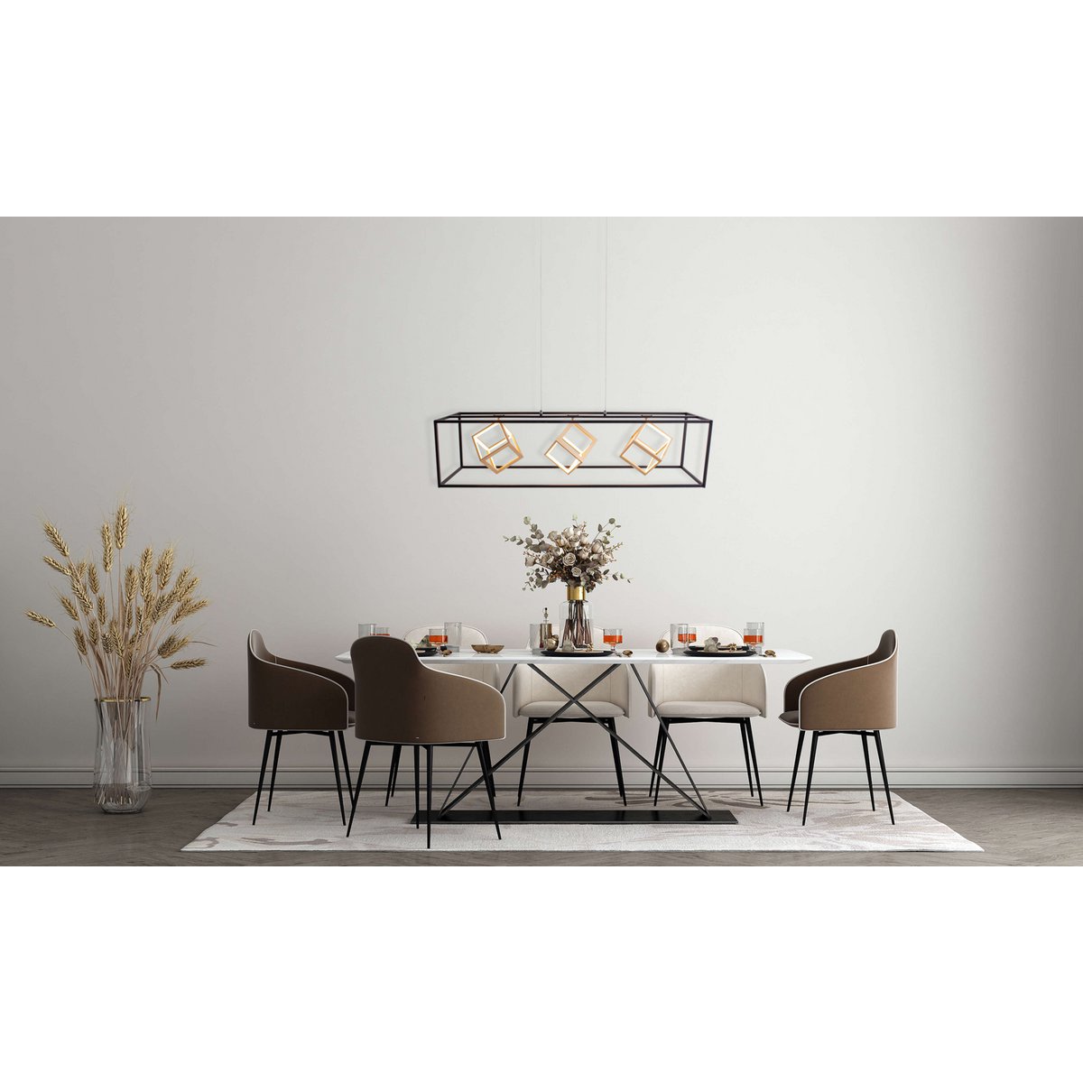 LED pendant light l: 100cm "Tripoli"