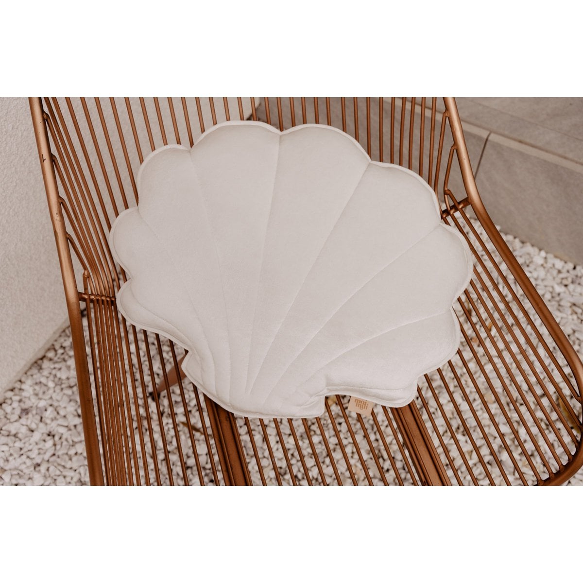“White Pearl” Velvet Shell Pillow