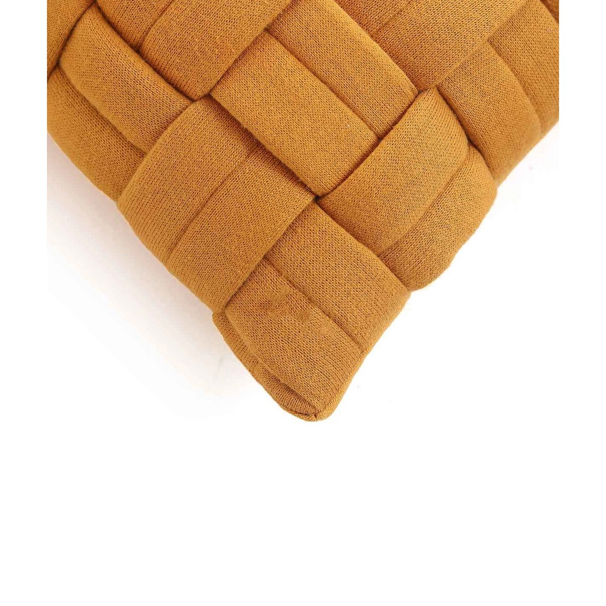 Mustard Yellow Textured Cushion Cover, Modern Boho, 30x50 cm – Urbane Hide