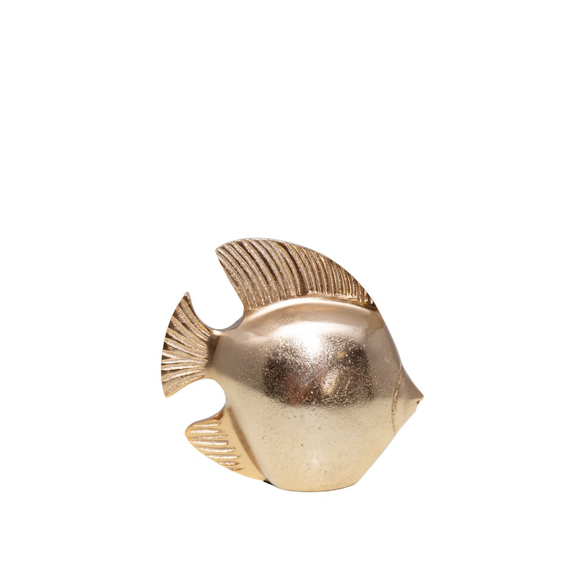 Golden decorative fish H19.5cm