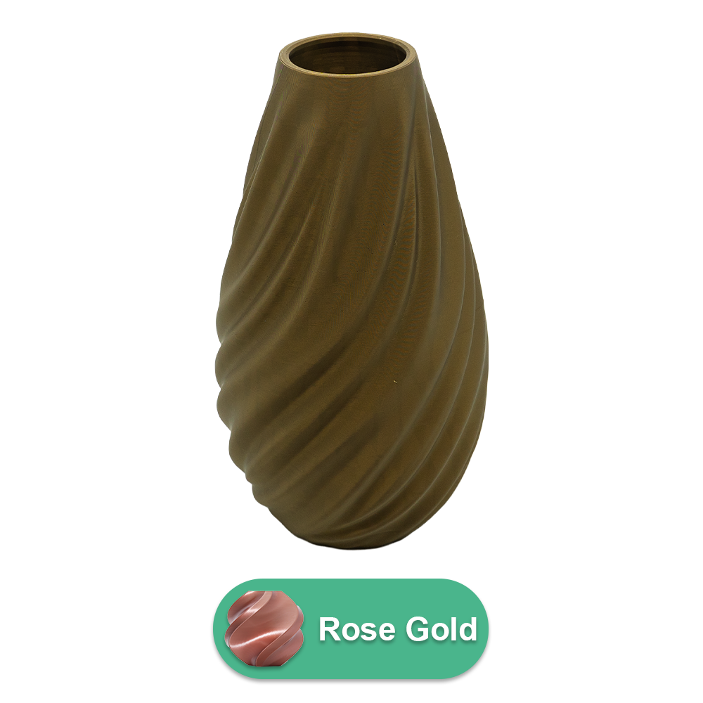 Lunaris 3D vas - 3D-printad vas - Hållbar PLA - Lämplig för konstgjorda blommor