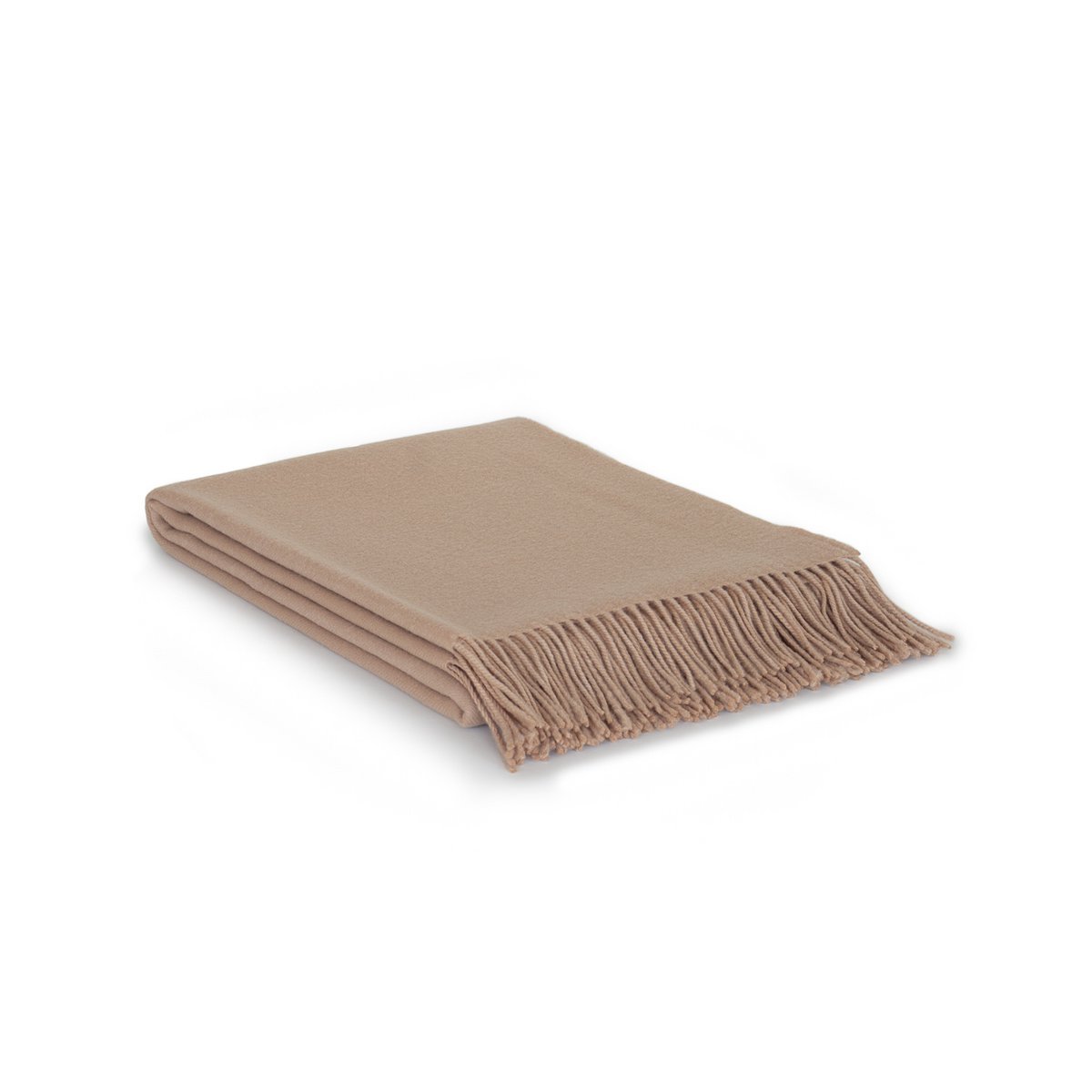 Wool Throw Blanket RIO beige