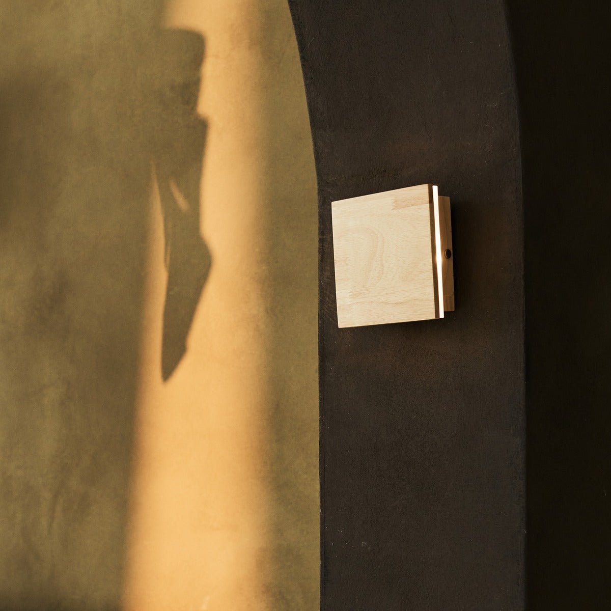 Lane Light Brown Cordless Wall Light