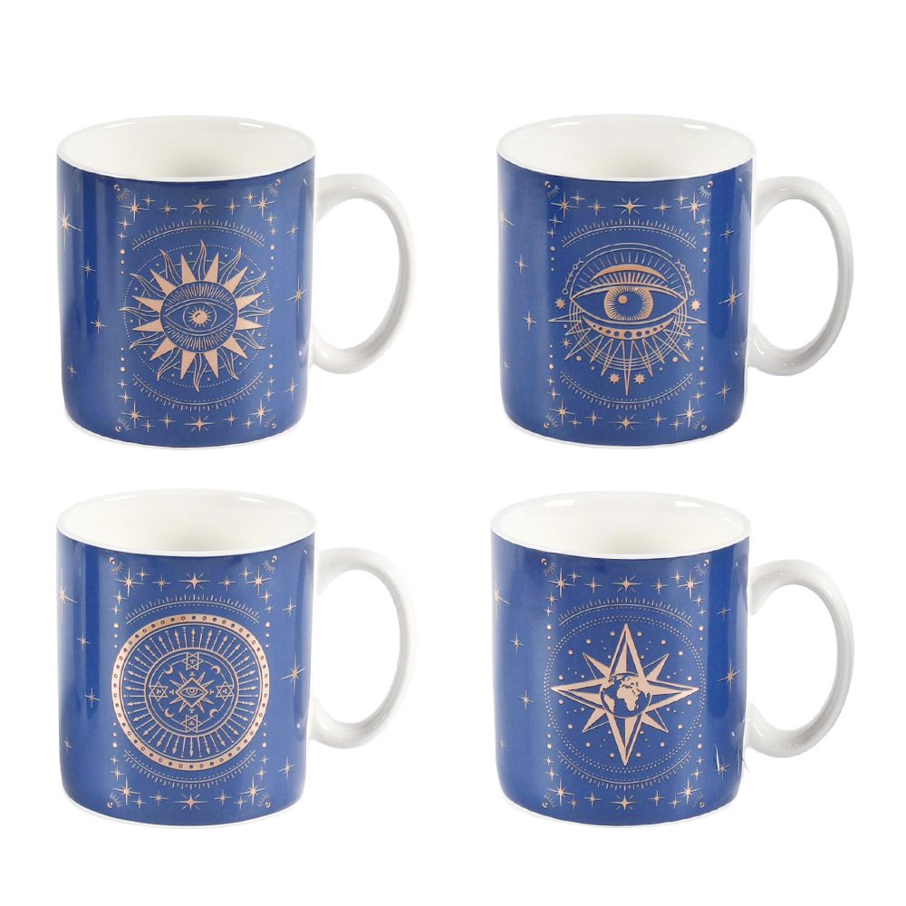Mugs Astres - lot de 4