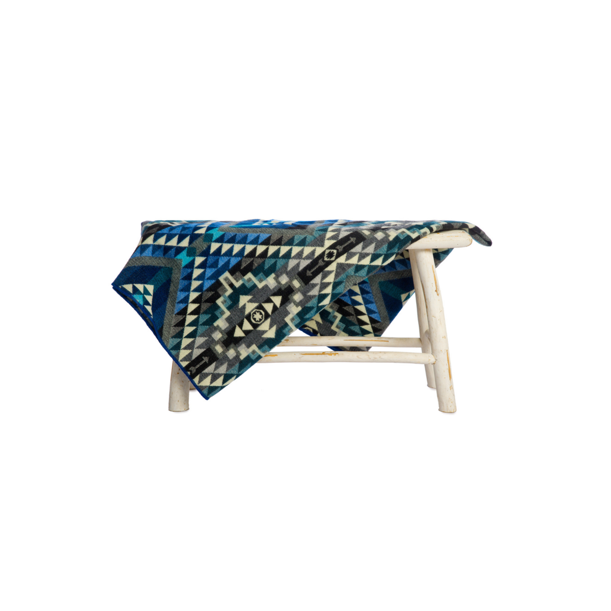 Ecuadorian alpaca mini blanket | native blanket | Mini Chimborazo Black
