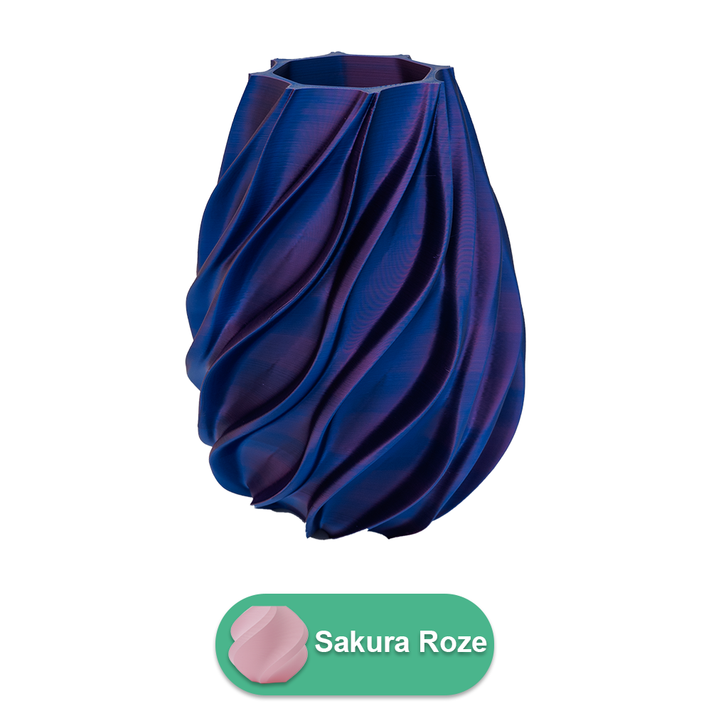 Oliva 3D vase - 3D printed vase - Sustainable PLA - Suitable for artificial flowers