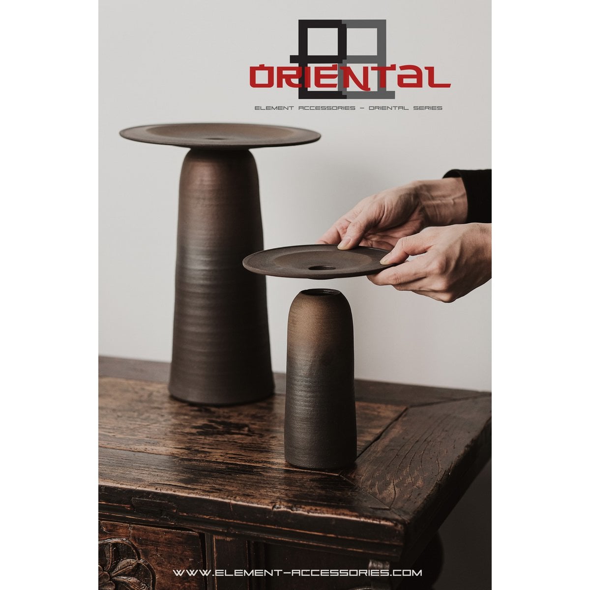 innovative high-end design ceramic vase, East+West, ULF28BB