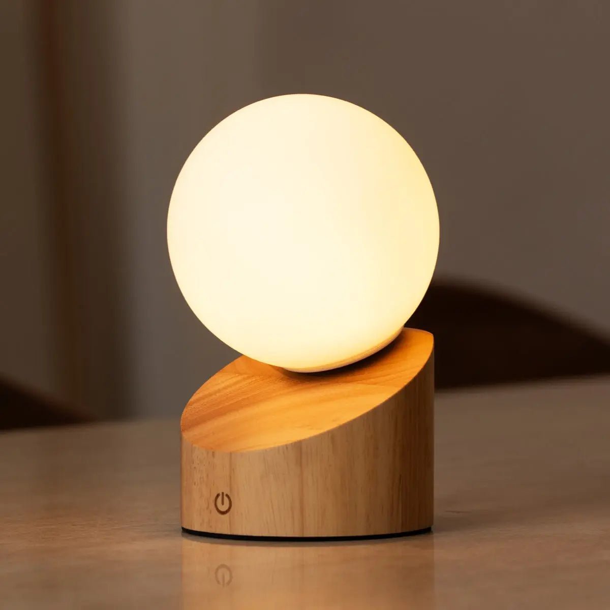 Morris Light Brown Rechargeable Lamp
