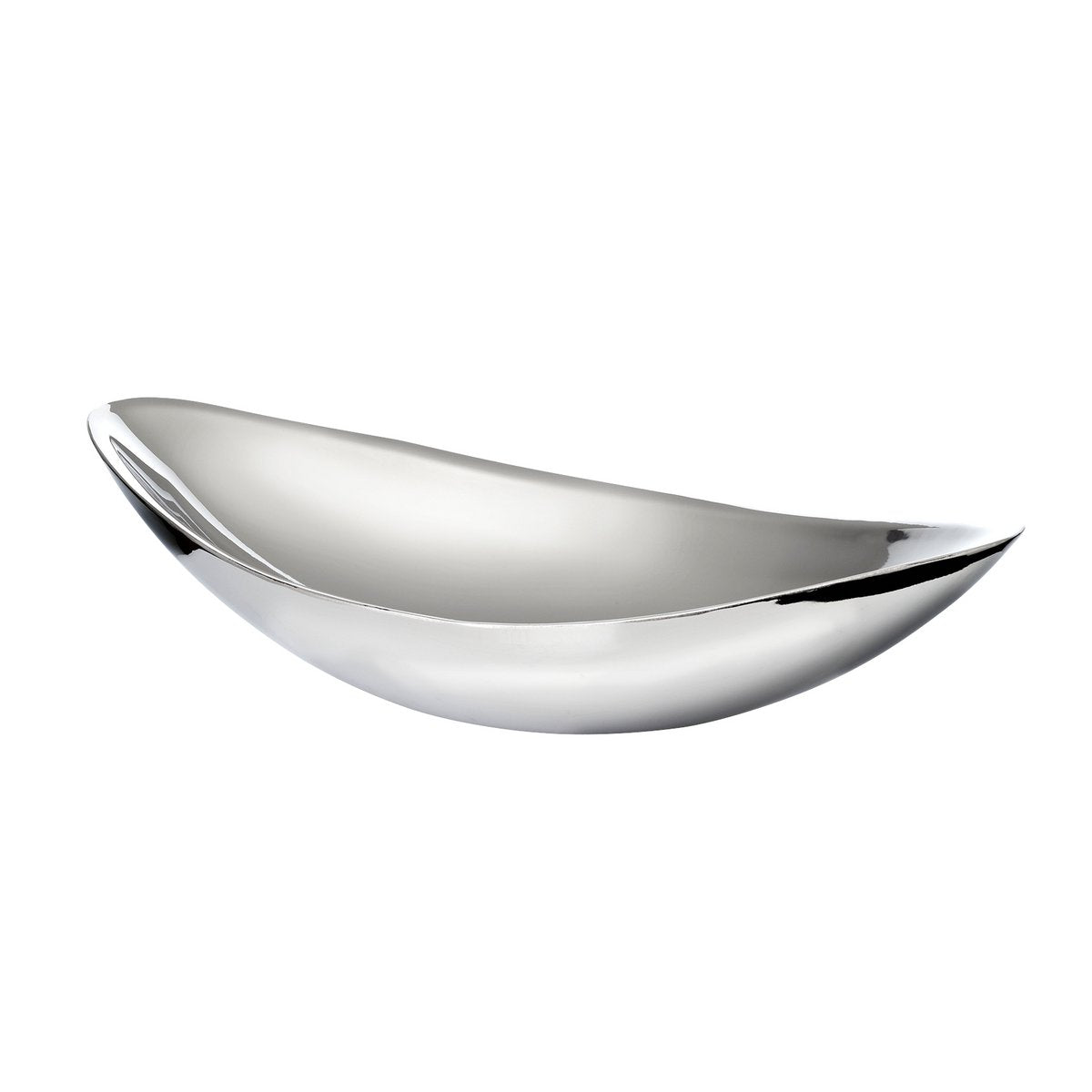 Halifax bowl (length 27 cm), silver-colored, highly polished, stainless steel