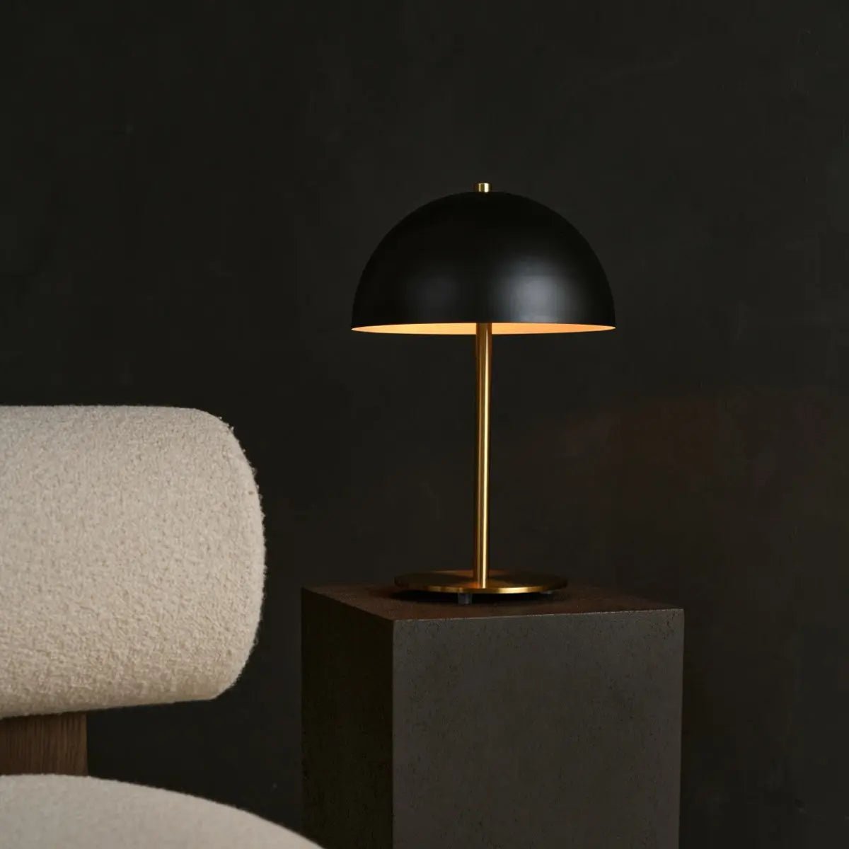 Lola Gold & Black Table Lamp