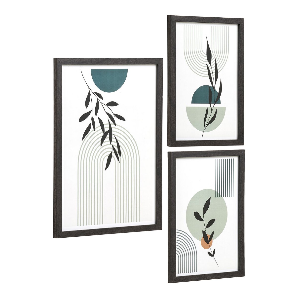 Aspen Frame set, black, set of 3