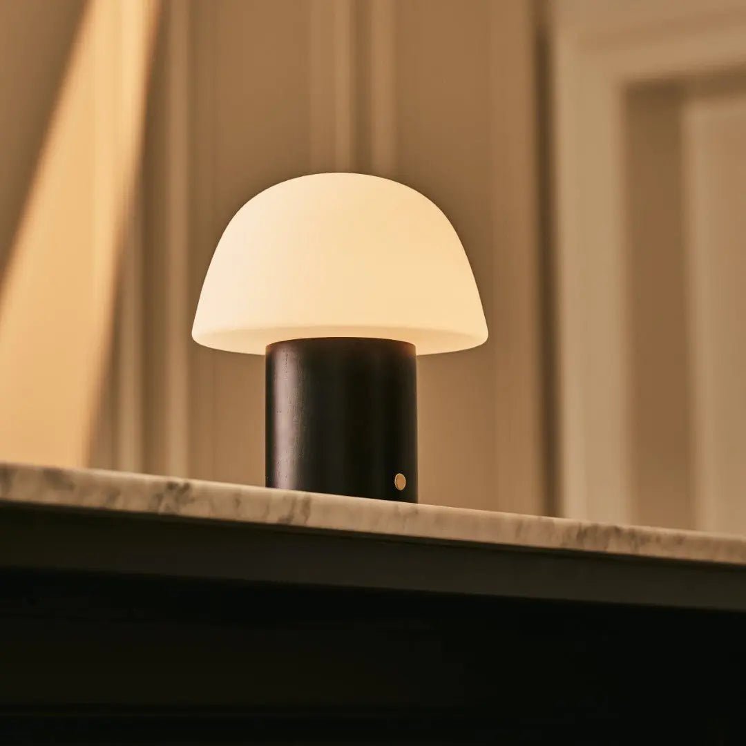 Yannick Black Cordless Table Lamp
