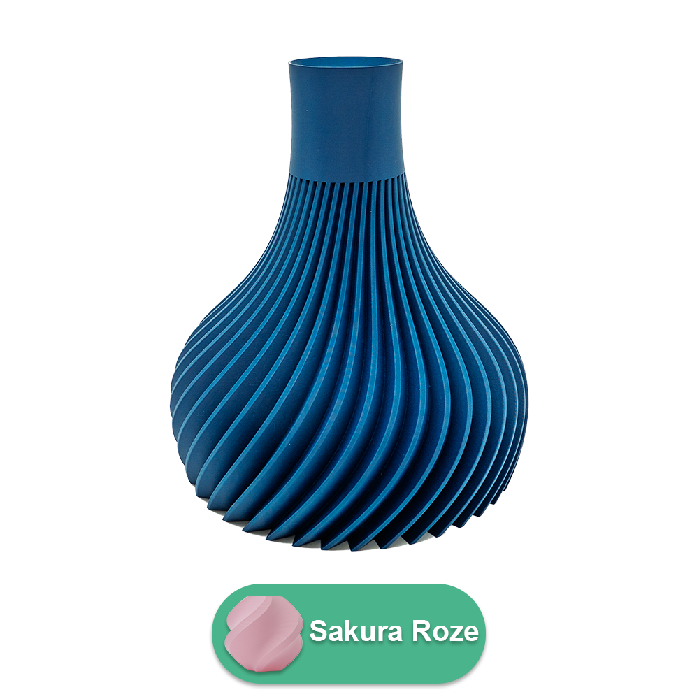 Virella 3D vase - 3D printed vase - Sustainable PLA - Suitable for artificial flowers