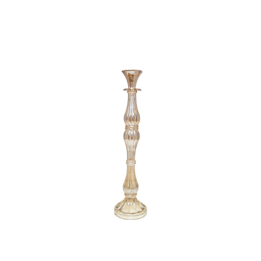 Large H41CM amber amber candlestick