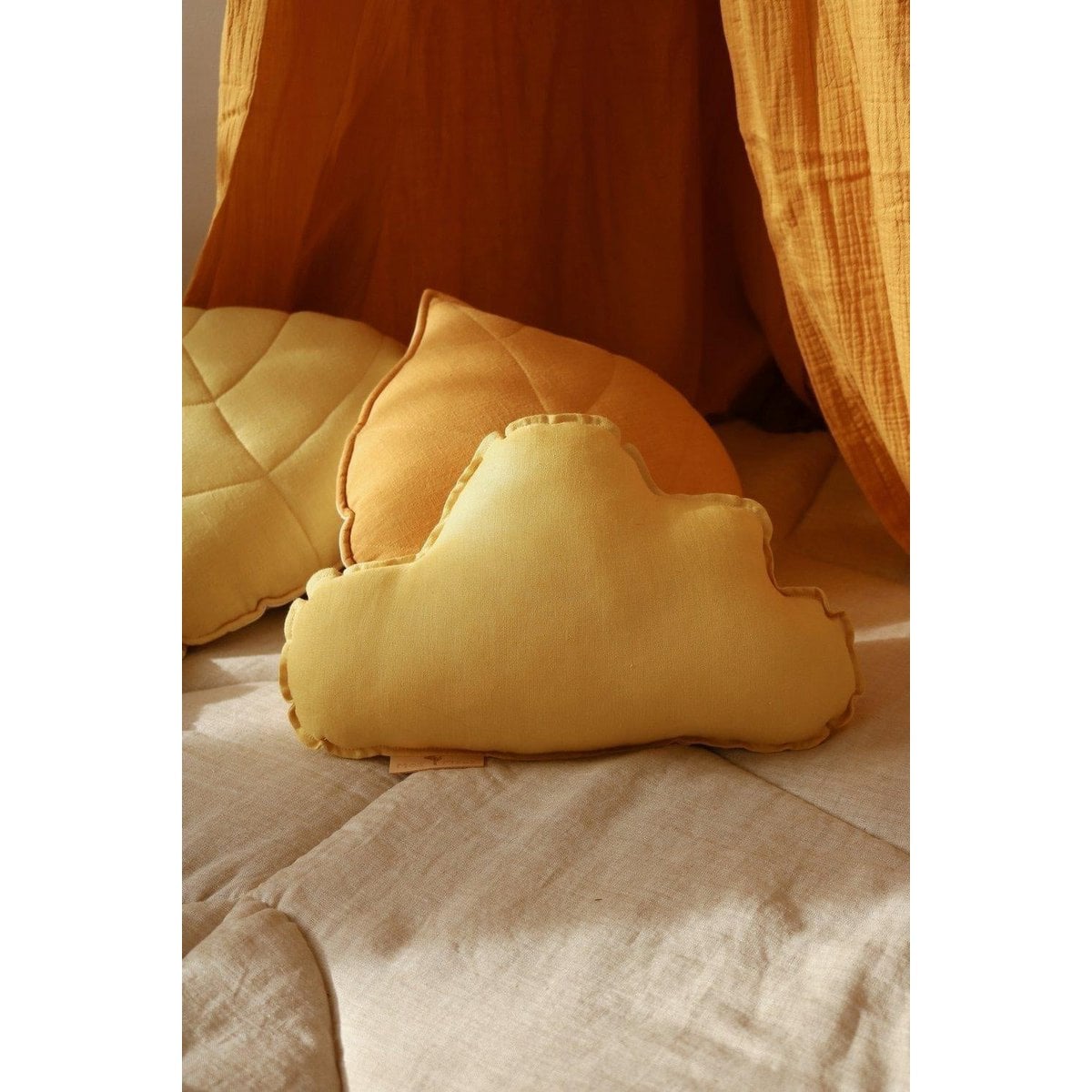 “Honey” Linen Cloud Pillow