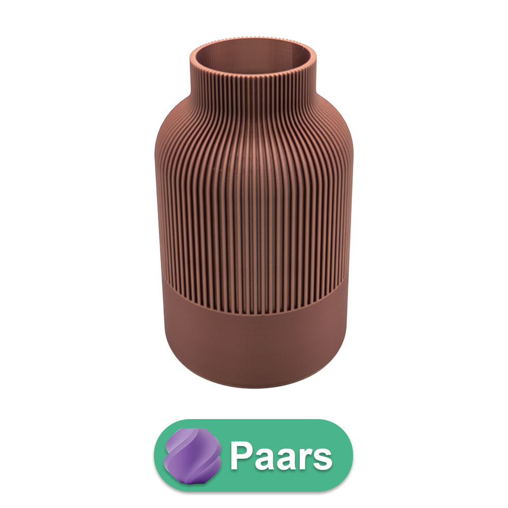 Rillo 3D vase - 3D printed vase - Sustainable PLA - Suitable for artificial flowers