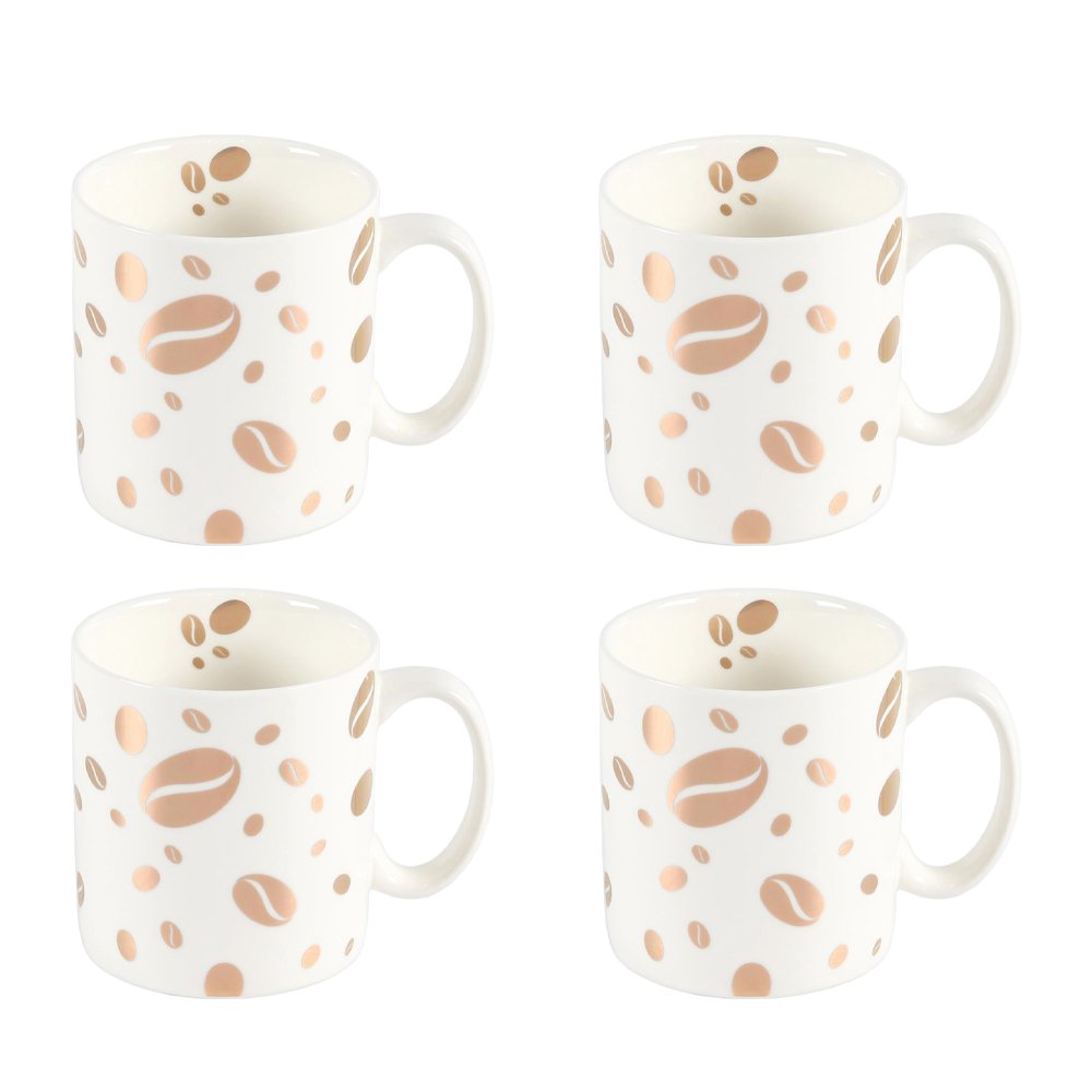 Muggar av kaffebönor - Parti om 4