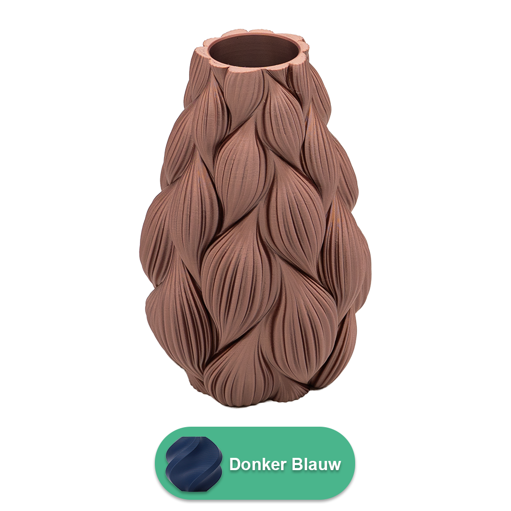 Lamina 3D-vas – 3D-printad vas – Slitstark PLA – Lämplig för konstgjorda blommor