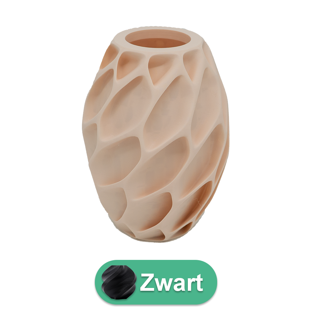 Oruna 3D vase - 3D printed vase - Sustainable PLA - Suitable for artificial flowers