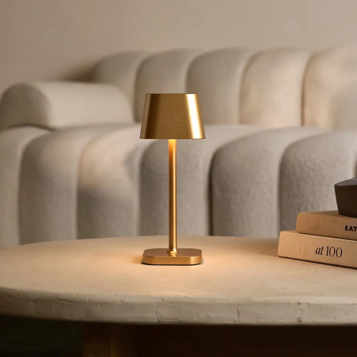 Ava Gold Rechargeable Table Lamp
