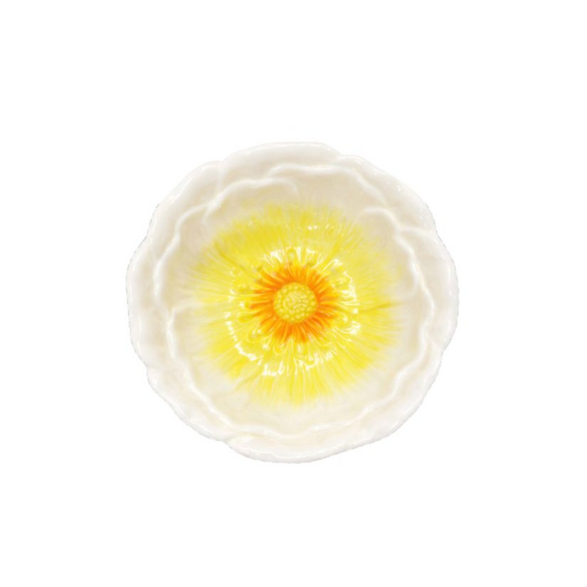Capri yellow dessert plate 20.5x20.5x2.5cm