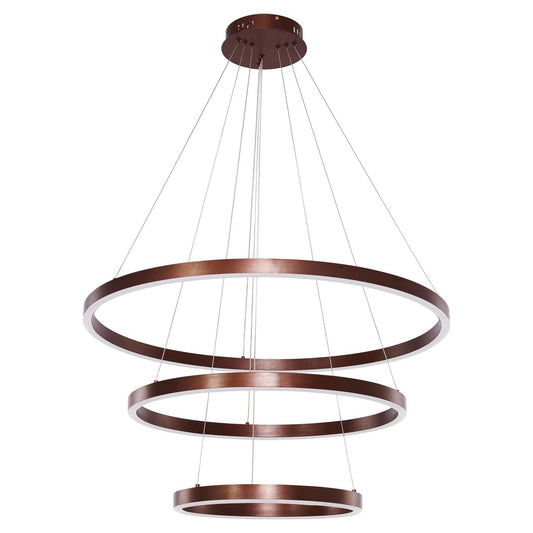 Taklampa Neo Coffee | 3 ringar 40+60+80 cm