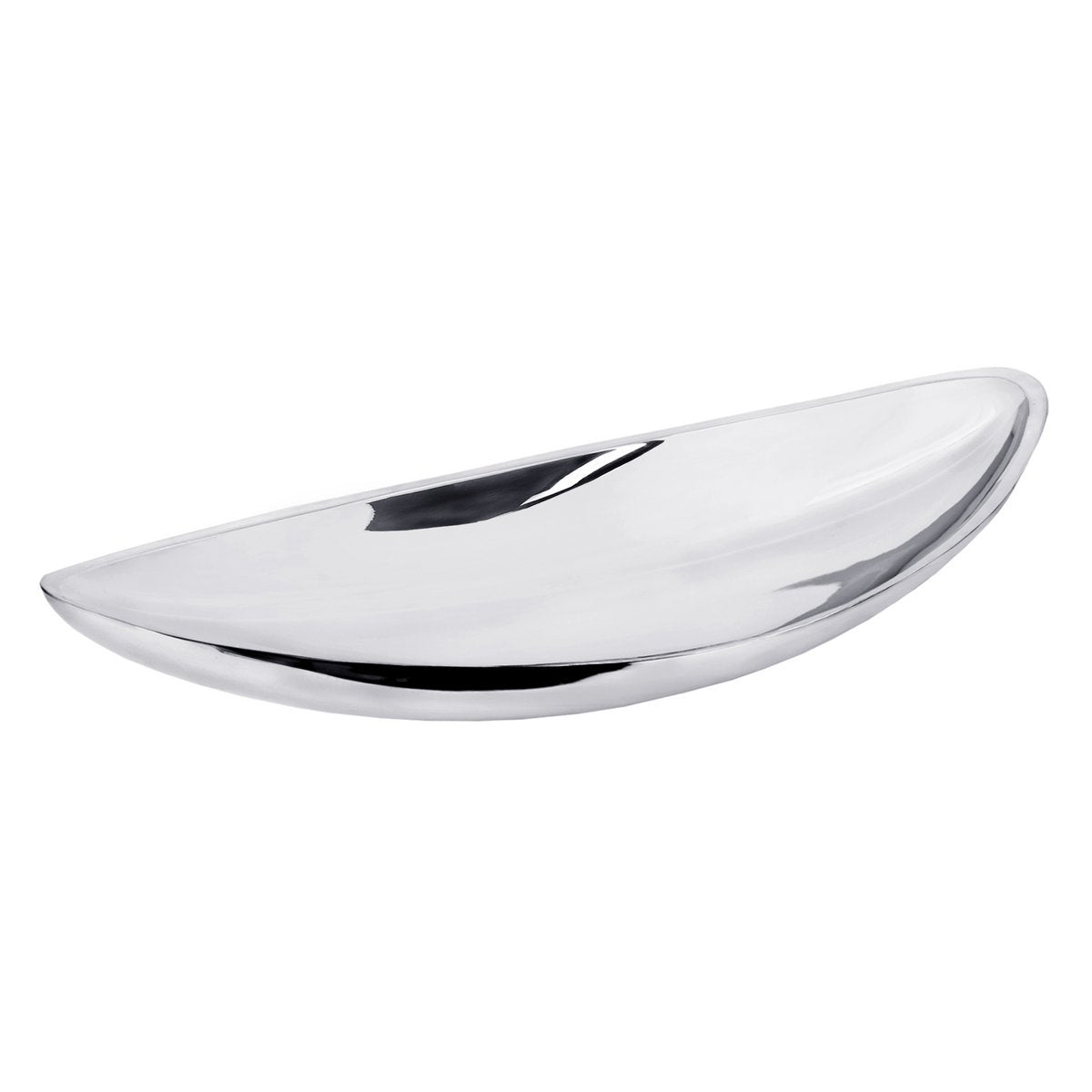 EDZARD bowl decorative bowl Halifax, high-grade steel mirror polished, length 55 cm