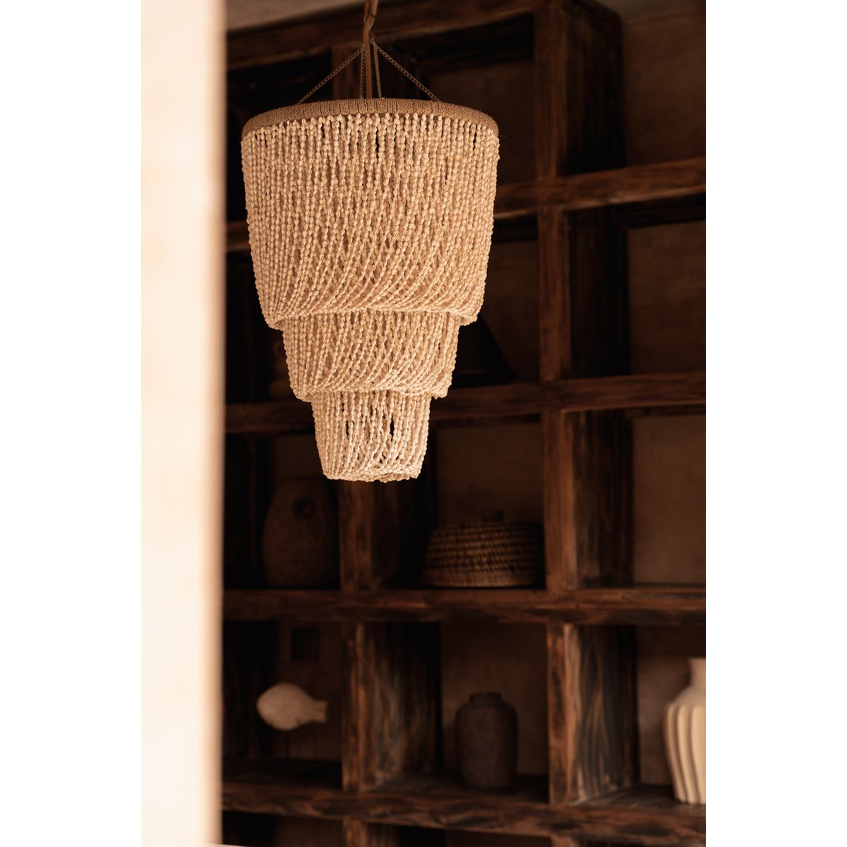 The Lagoon Shell Chandelier - Natural - M