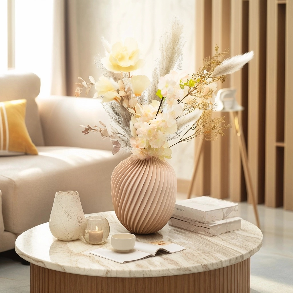 Nova 3D vase - 3D printed vase - Sustainable PLA - Suitable for artificial flowers