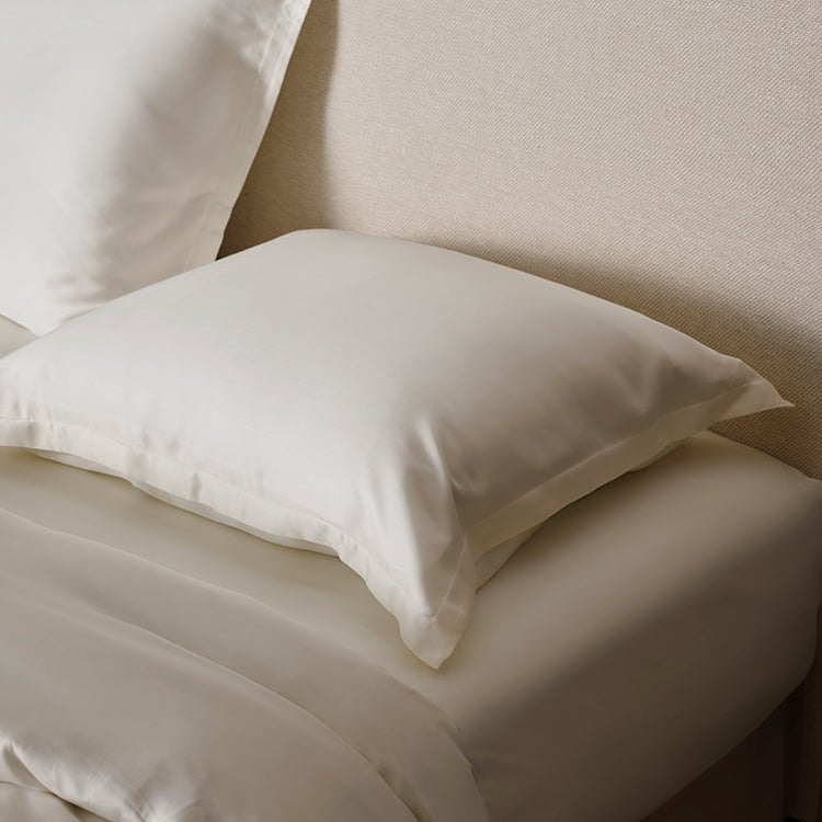 TENCEL™ - Sateen Duvet Cover Off White