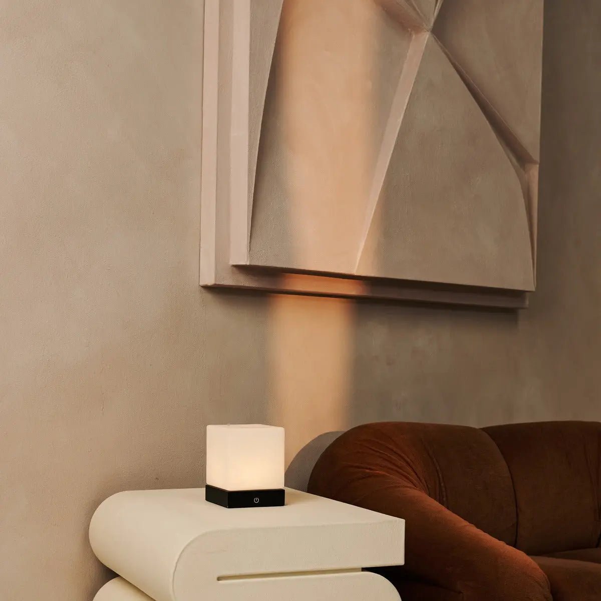 Yce Black Cordless Wooden Lamp