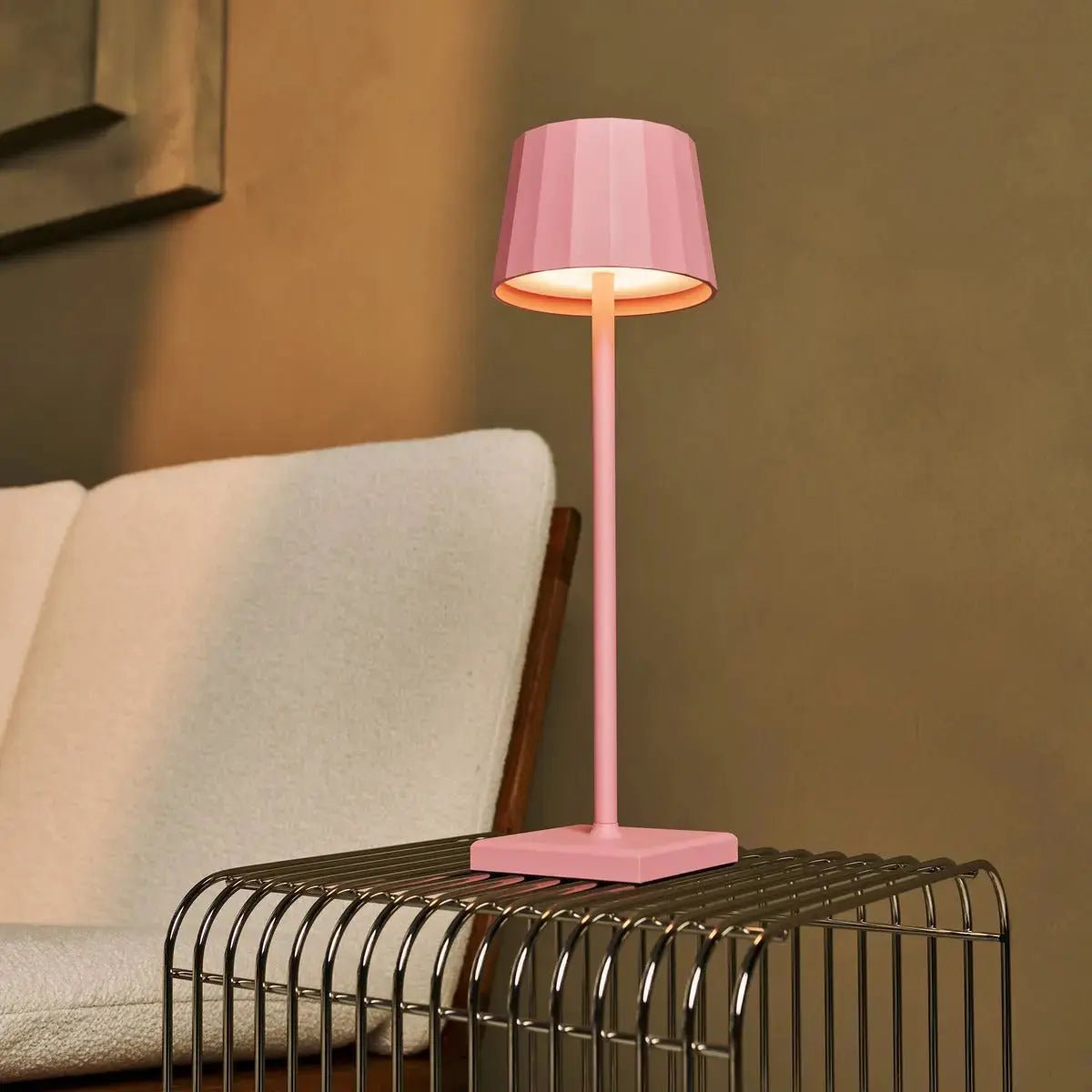 Wouter Flamingo Pink Rechargeable Table Lamp