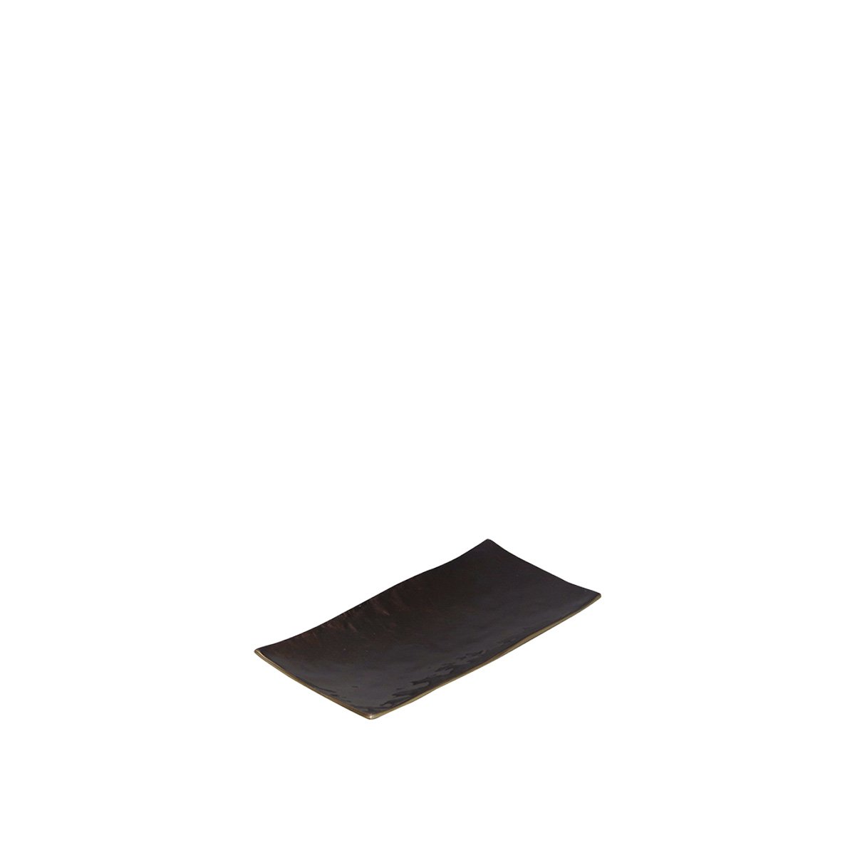 Rectangular brown decorative cut 32x16x3cm