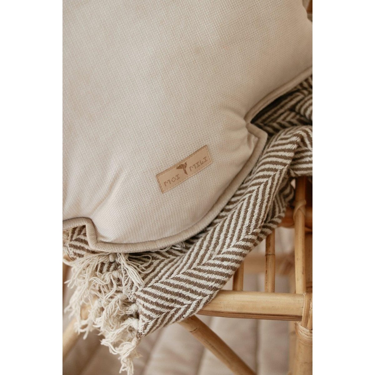 “Cream” Velvet Shell Pillow