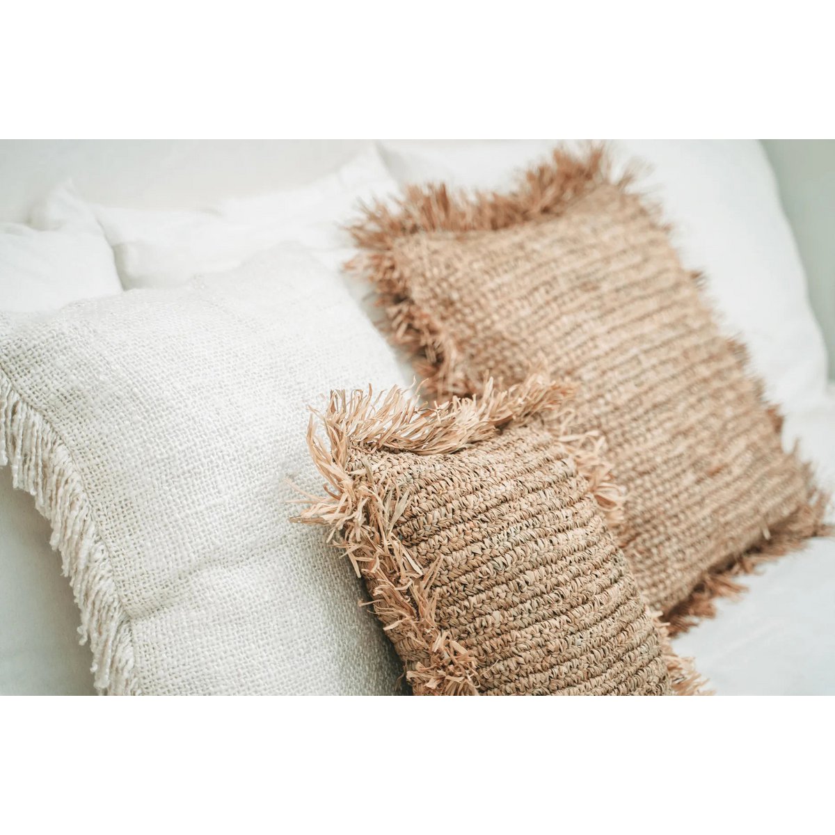 The Oh My Gee Cushion Cover - Cream - 60x60