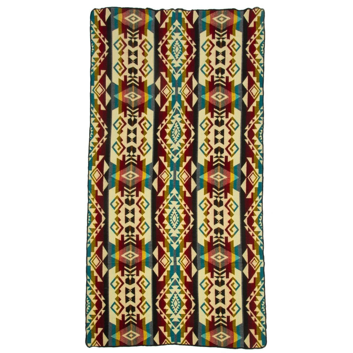 Ecuadorian alpaca mini blanket | native blanket | Mini Chimborazo Multicolor