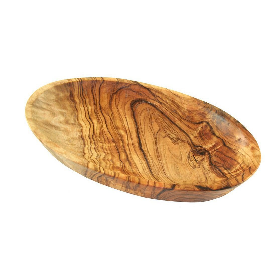 Medium oval bowl approx. 15 - 17 cm x 9 x 4 cm made of olive wood