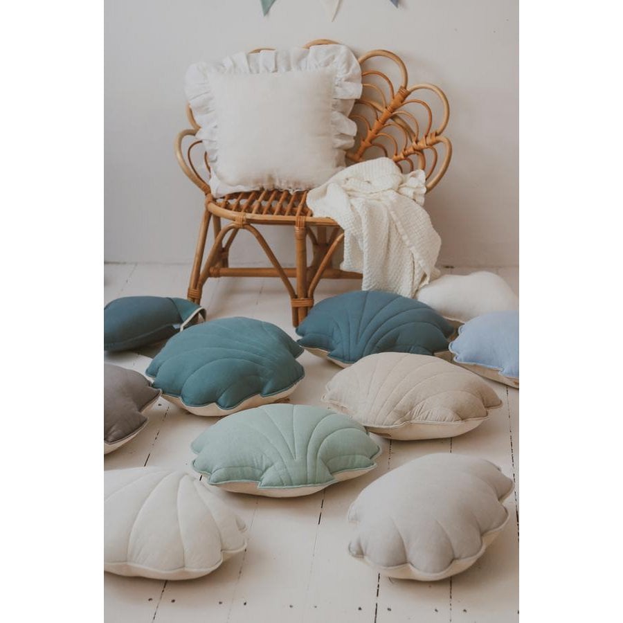 “White” Linen Shell Pillow