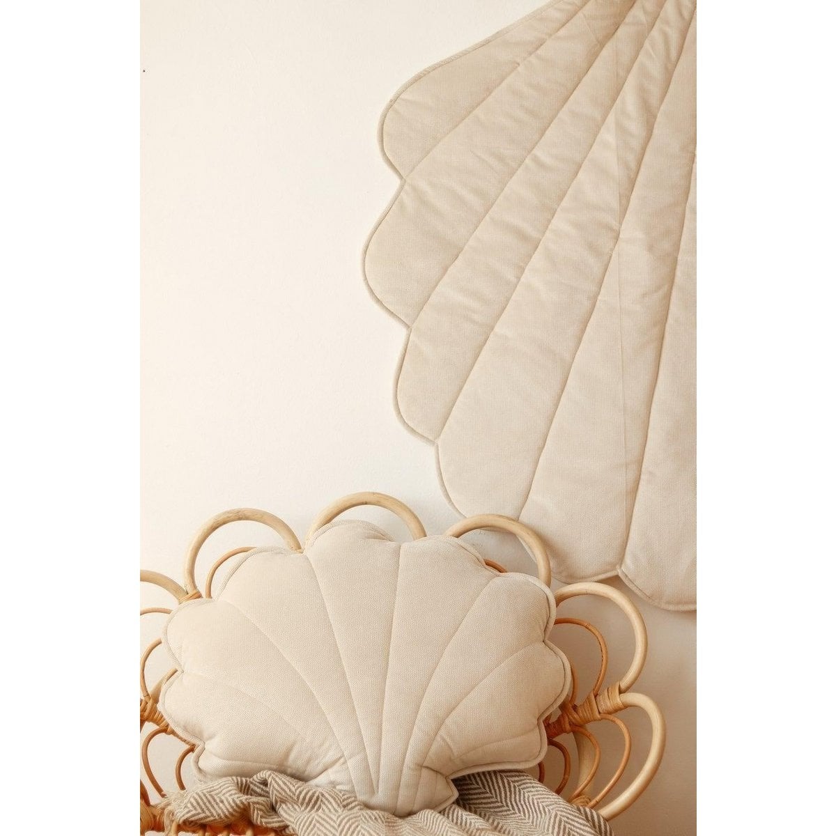 “Cream” Velvet Shell Pillow