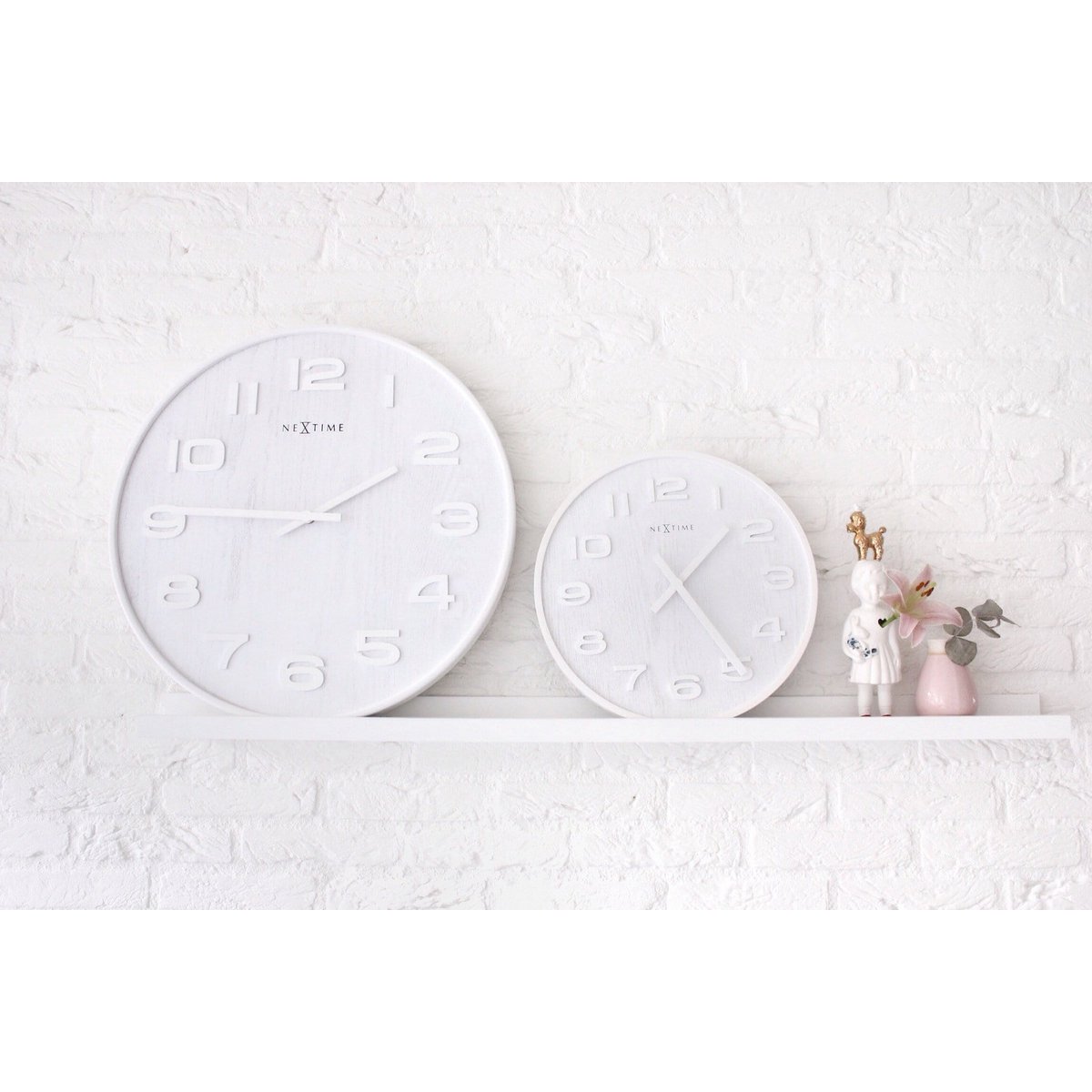 Wall clock - 35 cm - Wood - 'Wood Wood Medium'