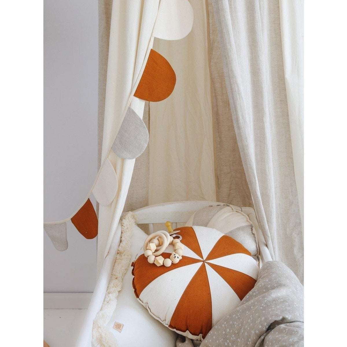 “Caramel Candy” Patchwork Pillow
