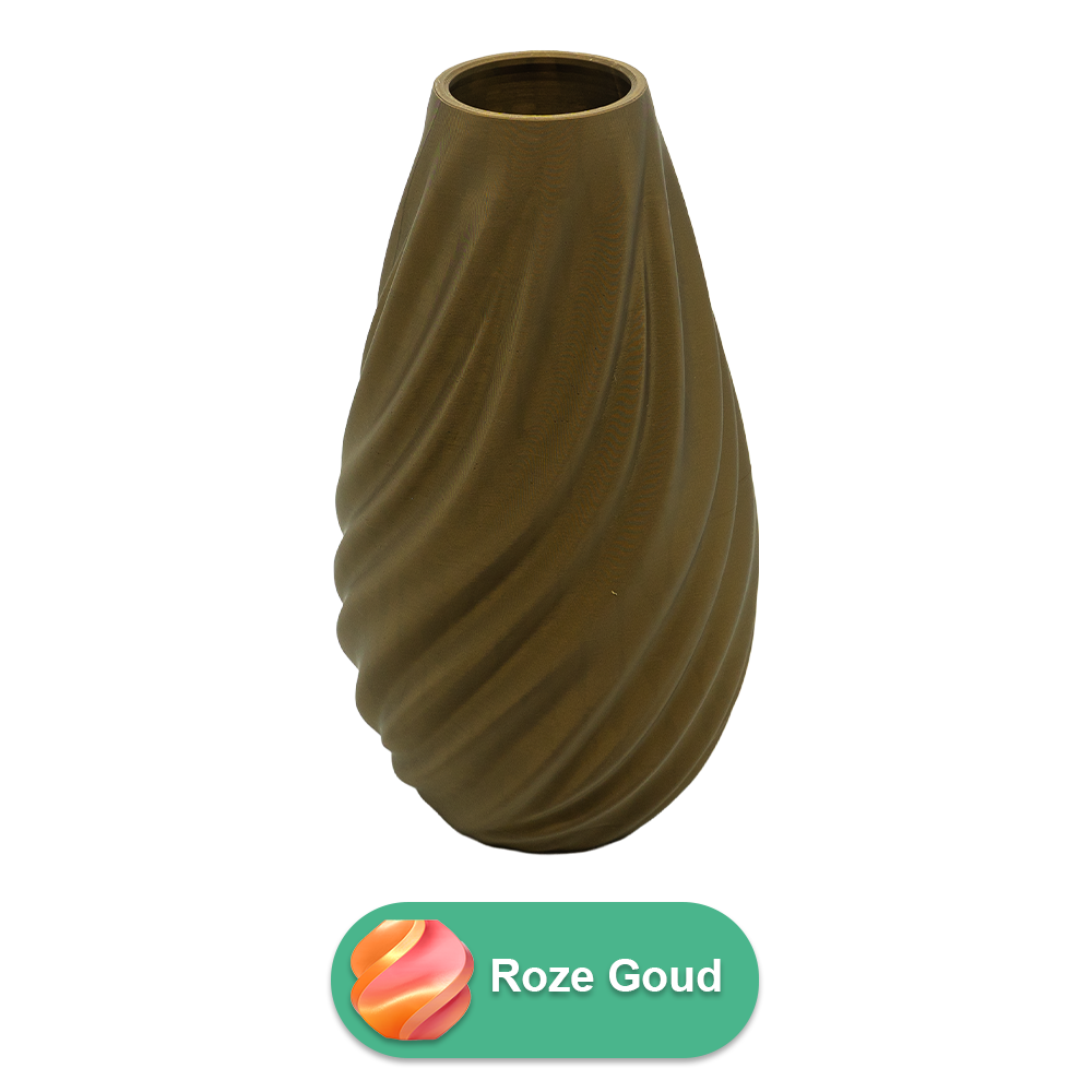 Lunaris 3D vas - 3D-printad vas - Hållbart PLA - Lämplig för konstgjorda blommor