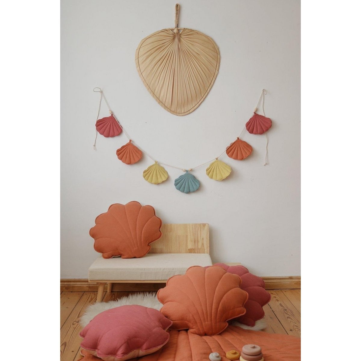 “Papaya” Linen Shell Pillow